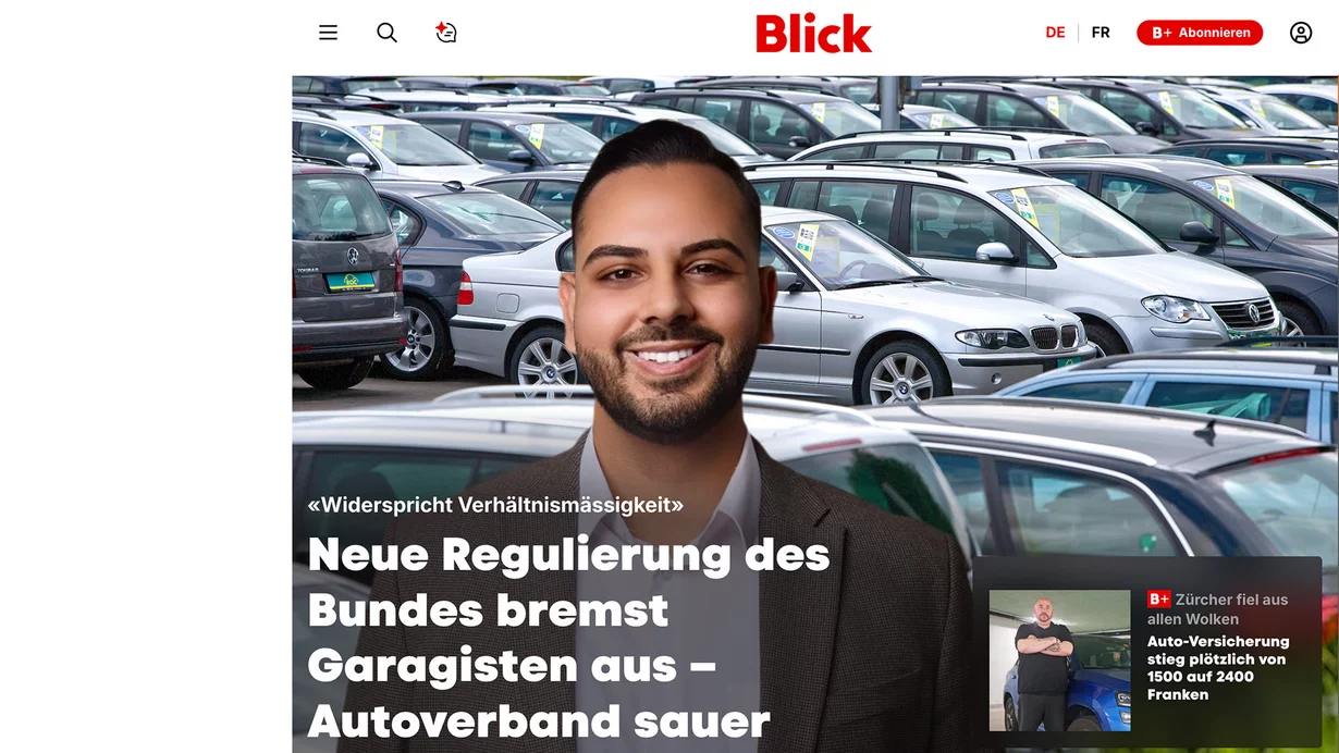 AGVS zeigt in grossen Medien Nachteile auf
AGVS zeigt in grossen Medien Nachteile auf