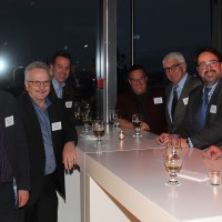 v.l. Diego De Pedrini (AGVS Sektion ZH), Christian Müller (Präsident AGVS Sektion ZH), Werner Ronner (Wirage AG), Daniel Bättig (Daniel Bättig AG), Andreas Billeter (Amag), Hans A. Mäschli (Mäschli Kreuzgarage AG), Ronald F. Betschart und Hans J. Mäschli (Mäschli Kreuzgarage AG)